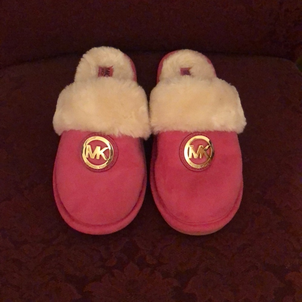 Michael Kors girl’s slippers, gently used